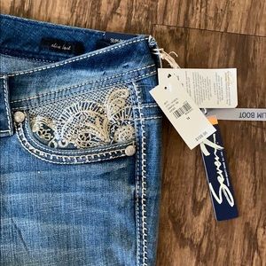 Lane Bryant Seven7 Luxe Embellished Jeans BNWT